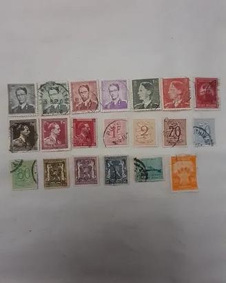 Francobolli Belgio - Anni 30/50