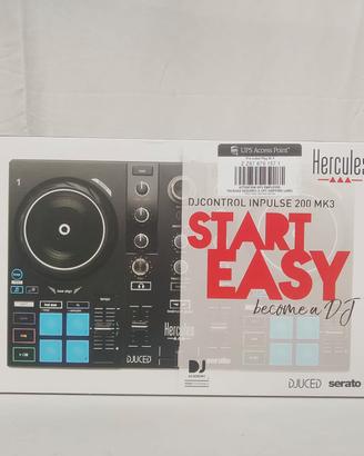 dj controller hercules impulse 200 mk3