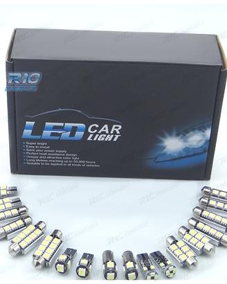 KIT 8 LAMPADE LED PER SEAT LEON MK1 1M 99-06