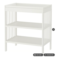 FASCIATOIO IKEA GULLIVER+materassino e contenitori