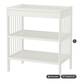 FASCIATOIO IKEA GULLIVER+materassino e contenitori