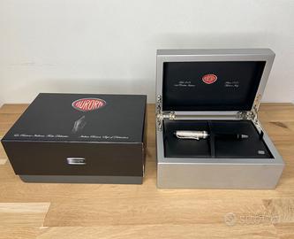 Penna a sfera AURORA Optma Riflessi G-31CN argento