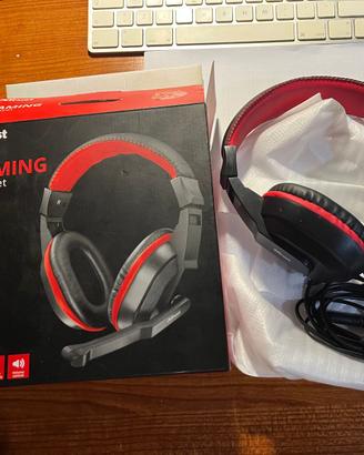 Cuffie Gaming Trust Ziva con Microfono e Scatola -