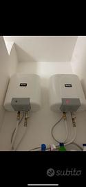 Coppia boiler istantanei da parrucchiere