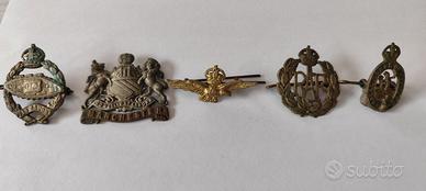 ORIGINALI 5 Distintivi Inglesi Guerre Mondiali