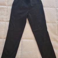 Pantalone capri nero ragno
