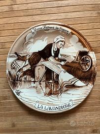 Piatto decorativo vintage KG Lunéville