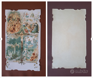 santino antico cristo in croce inferno paradiso