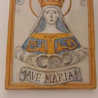 FORMELLA MADONNA TERRACOTTA