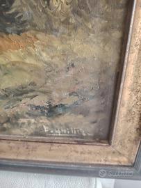 quadri dipinti a olio epica fine 800