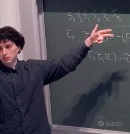 Lezioni di Matematica e Fisica (Università/Liceo)