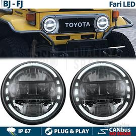 FARI LED DRL PER LAND CRUISER FJ J Omologati 6500K