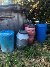 Fusti in plastica fino a 200 l