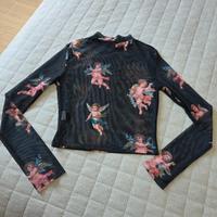 giacca Trasparente con Angioletti