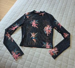 giacca Trasparente con Angioletti