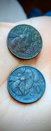 Regno d'italia, 10 Centesimi "APE", 1920 e 1928