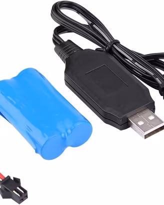 Batteria LiPo 7.4V 1500mAh SM-2P + USB