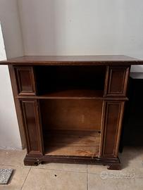 Mobile tv in legno vintage
