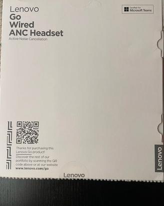 Cuffie Lenovo Go Wired ANC Headset