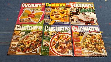 LOTTO 6 RIVISTE collana "CUCINARE BENE" (G)
