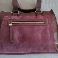 Borsa Carpisa vera pelle e scamosciato.