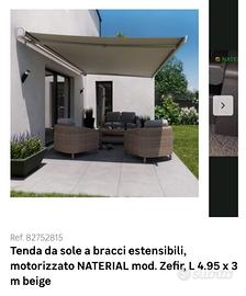 Tenda da sole a bracci elettrica