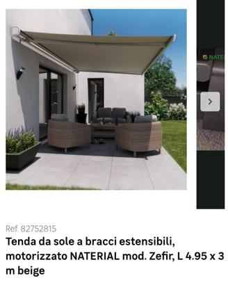 Tenda da sole a bracci elettrica