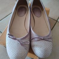 Scarpe da donna in cuoio e camoscio lilla 40