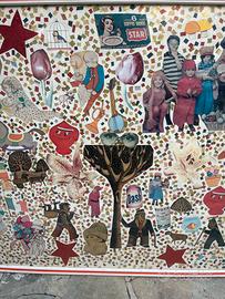 Quadro collage anni 70