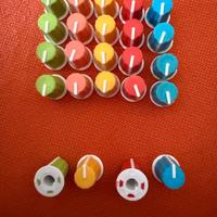 24PCS Knob Colorati in Gomma per Mixer 90°