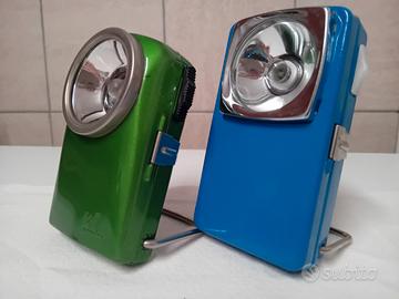 VECCHIE PILE TORCE LAMPADE EMERGENZA VINTAGE 