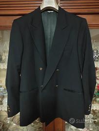 Giacca blu 46 uomo 100% Merinos Made in Italy