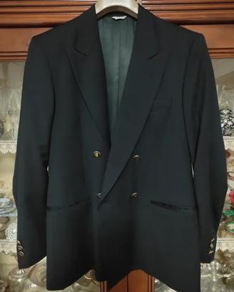 Giacca blu 46 uomo 100% Merinos Made in Italy