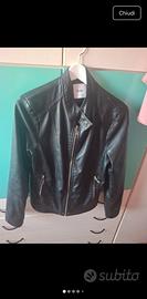 giacca biker similpelle zuiki