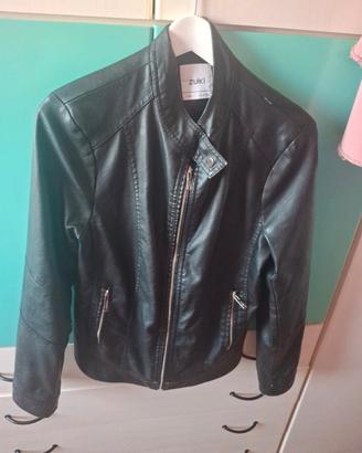giacca biker similpelle zuiki