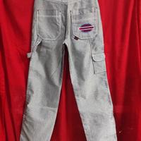 Rari pantaloni skate FUBU silver 