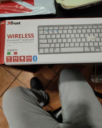 tastiera wireless trust