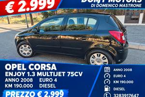 Opel Corsa 1.3 multijet 75cv enjoy anno 08