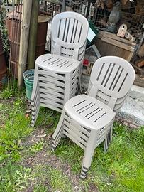 Set sedie da giardino