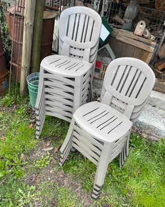Set sedie da giardino