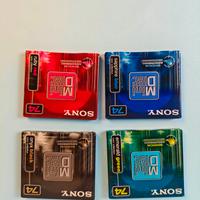 4 minidisc Sony NUOVI