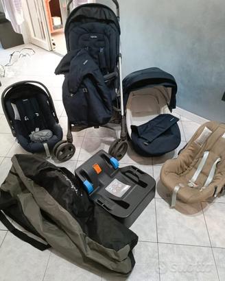 trio Inglesina con doppio ovetto per auto