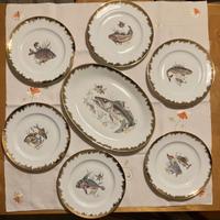 Servizio piatti  pesce vintage