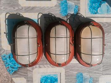 n. 3 lampade vintage