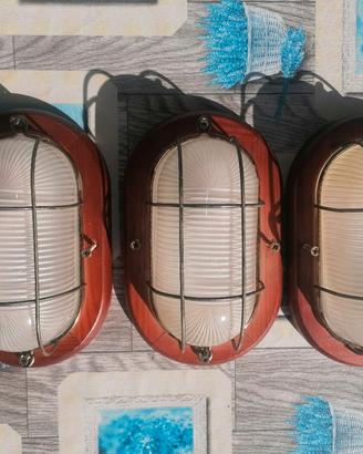 n. 3 lampade vintage