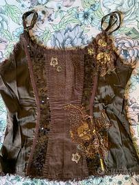 Wisch top prezioso in seta