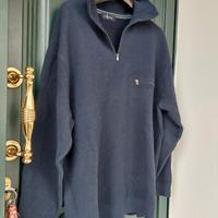 maglione blu uomo