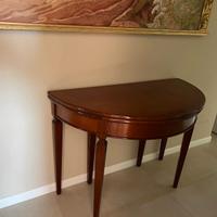 consolle allungabile (diventa tavolo ovale) 