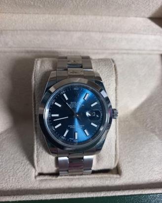 ROLEX DATEJUST 41 Ref. 126300 Blu – Oyster NUOVO