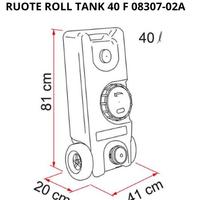 Serbatoio acque camper roulotte